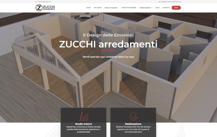 Sito web Zucchi Arredamenti