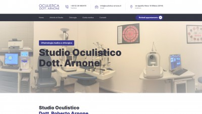 Sito web oculistica Arnone